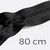 Reißverschluss teilbar 80cm Schwarz B5