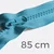 Reißverschluss teilbar 85cm Aquablau D905