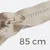 Reißverschluss teilbar 85cm Beige D371