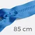 Reißverschluss teilbar 85cm Blau B8