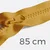 Reißverschluss teilbar 85cm Curry D87