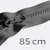 Reißverschluss teilbar 85cm Dunkelgrau D306