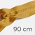 Reißverschluss teilbar 90cm Curry D87