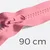 Reißverschluss teilbar 90cm Rosa D322