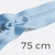 Reißverschluss teilbar 75cm Hellblau B20