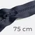 Reißverschluss teilbar 75cm Indigo D196