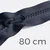 Reißverschluss teilbar 80cm Indigo D196