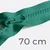 Reißverschluss teilbar 70cm Jadegrün B29