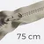 Reißverschluss teilbar 75cm Graubeige B23