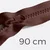 Reißverschluss teilbar 90cm Braun B26