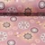 Alpenfleece Mandala Blumen Altrosa