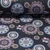 Alpenfleece Mandala Blumen Blau
