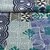 Baumwoll Canvas Abstrakte Muster Blau