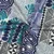 Baumwoll Canvas Abstrakte Muster Blau