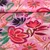 Baumwoll Satin Blüten Rosa