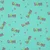 Baumwolljersey Liebe Neon Mint