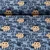 Baumwolljersey Smileys Blau