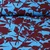 Blusen- & Kleiderstoff Stretch Stiel und Blüte Blau Braun