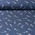Chambray Bestickt Sonnenblumen Blau