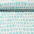 Jacquard Jersey "Forever" Grau Türkis