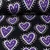Jacquard Jersey "Mood" Schwarz