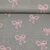 Jersey Schleifen Glitzer Grau Melange