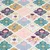 Popeline Patches Blumen Weiß