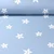 Regenjackenstoff Aqua Protect Kleine Blüten Blau
