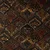 Samt Jersey Ornamente Schwarz Braun
