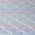 Steppstoff Metallic Regenbogen Silber