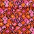 Viskose Satin Rauten Fuchsia