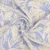 Viskose Twill Große Lilien Hellblau