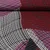 Viskose Twill Linien Schwarz Rot