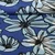 Viskosejersey - Große Blüten Tintenblau