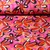 Viskosejersey Retro Blumen Pink