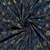 Weihnachtspopeline Tannen Navy Gold