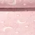 Wellnessfleece Leuchtend Mond und Sterne Rosa