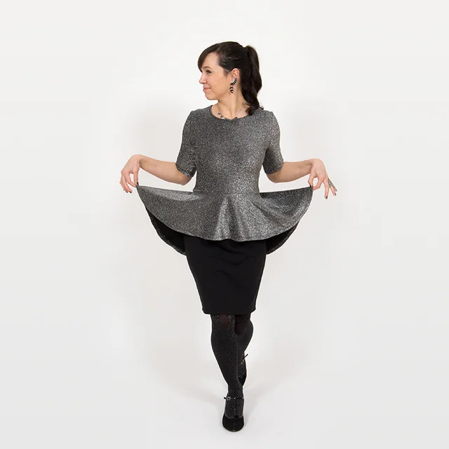 Damenshirt Peplum Rock nähen