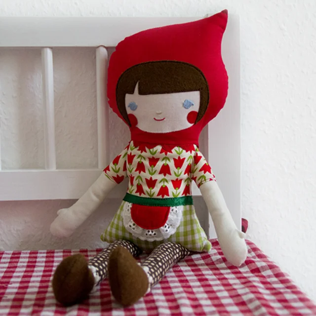 Rotkäppchen Puppe selber nähen