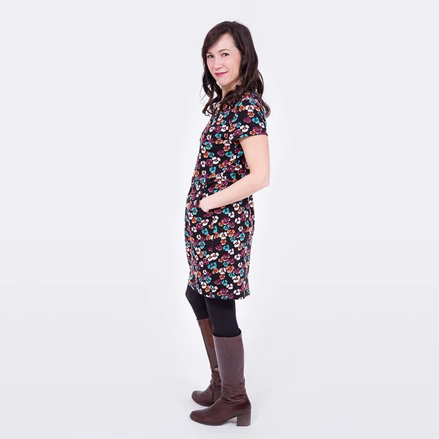 Schnittmuster Sweatkleid Tulpenrock