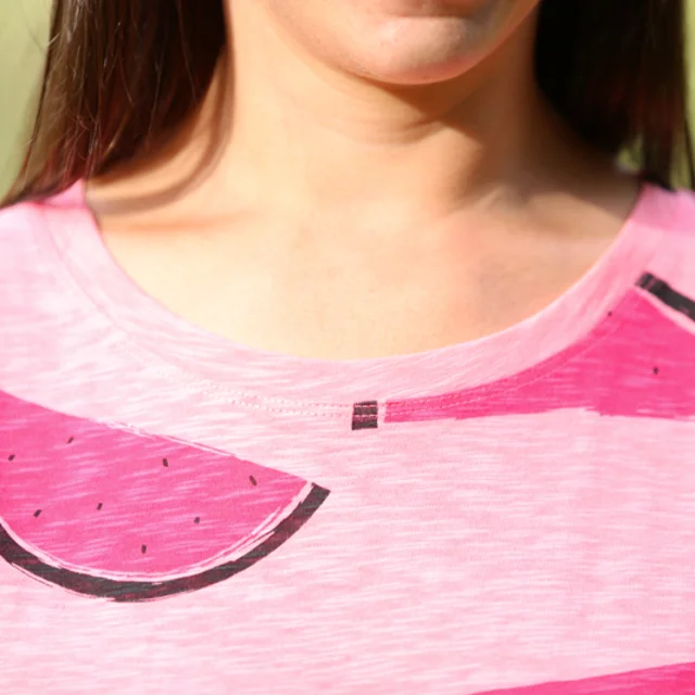 Schnittmuster T-Shirt runder Ausschnitt DIY Anleitung Schnittmuster T-Shirt runder Ausschnitt DIY Anleitung