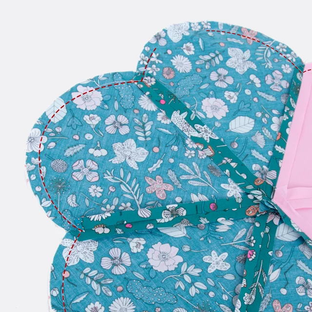 Blumenuntersetzer Freebie, Wendeöffnung nähen Blumenuntersetzer Freebie, Wendeöffnung nähen