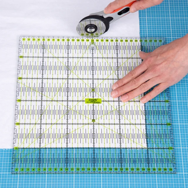DIY Waffeltücher nähen - Flanell zuschneiden DIY Waffeltücher nähen - Flanell zuschneiden