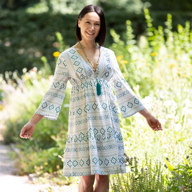 Schnittmuster Tunika Olivia Boho Vibes Stoff Tencel DIY Schnittmuster Tunika Olivia Boho Vibes Stoff Tencel DIY