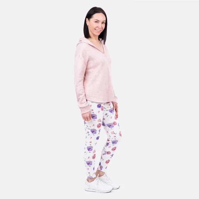 Homewear nähen Leggings aus Alpenfleece & Hoodie Strickstoff Homewear nähen Leggings aus Alpenfleece & Hoodie Strickstoff