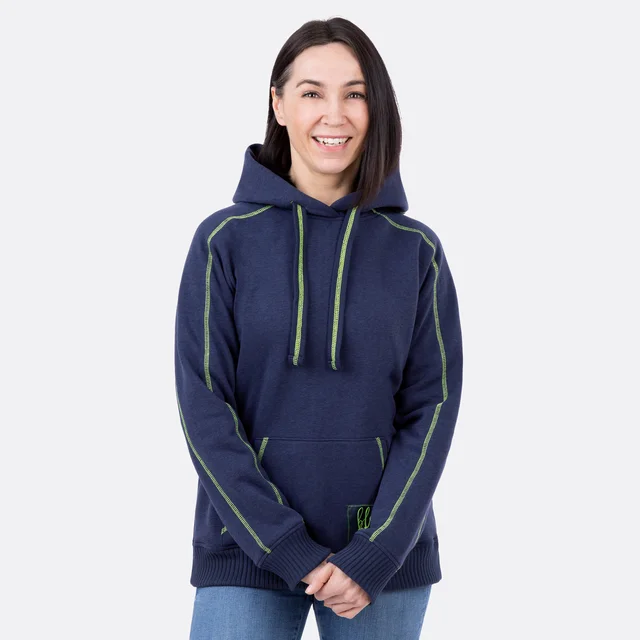 Schnittmuster Damen Hoodie mit Covernähten nähen Schnittmuster Damen Hoodie mit Covernähten nähen