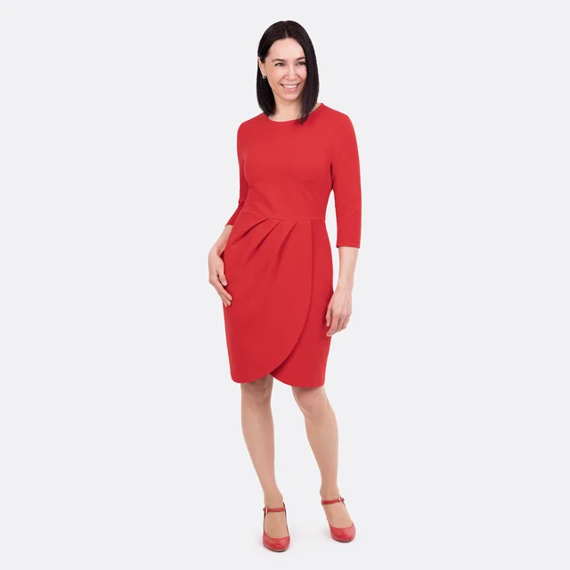 Damenkleid French Terry Sommersweat nähen Damenkleid French Terry Sommersweat nähen