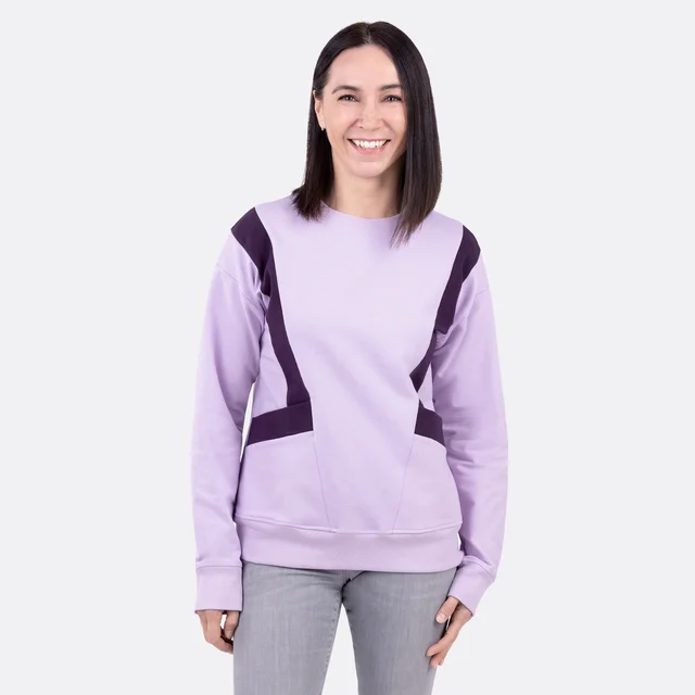 Damen Schnittmuster Sweatshirt mit Teilung nähen Damen Schnittmuster Sweatshirt mit Teilung nähen