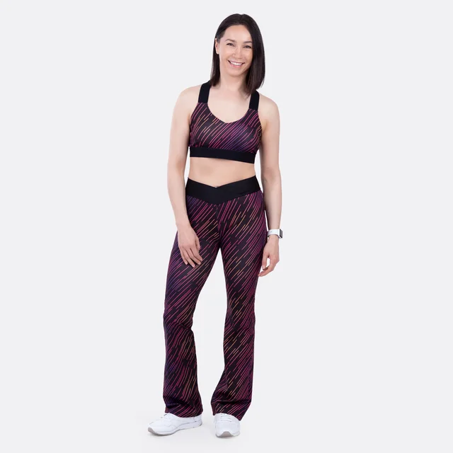 lared Leggings Schnittmuster Funktionsjersey Sportoutfit nähen Flared Leggings Schnittmuster Funktionsjersey Sportoutfit nähen